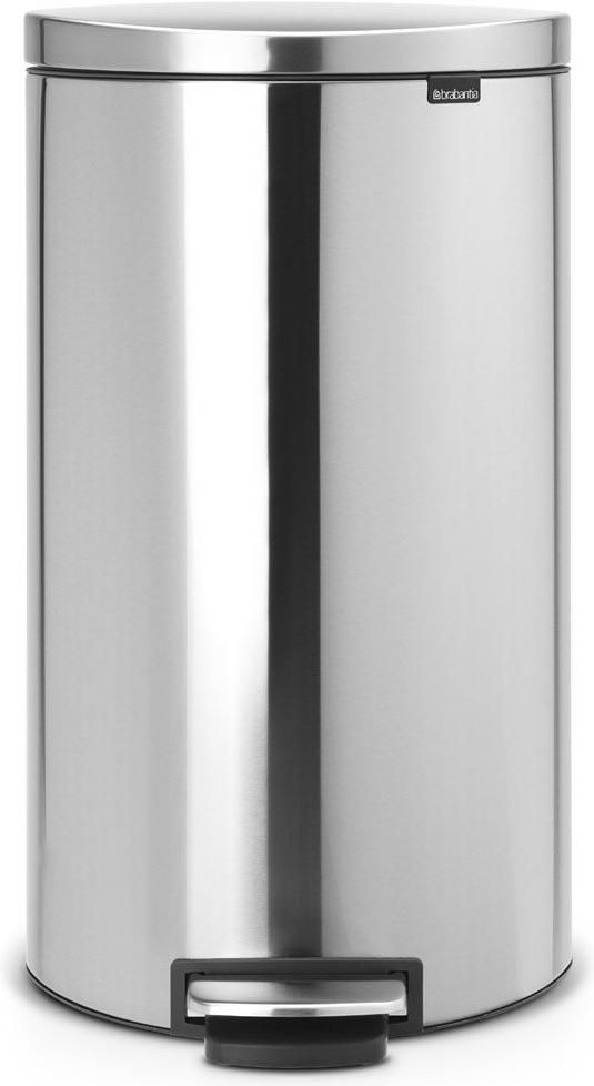 

Мусорное ведро Brabantia FlatBack+ 30 л с защитой от отпечатков стальной матовый [482007], FlatBack+ 30 л с защитой от отпечатков