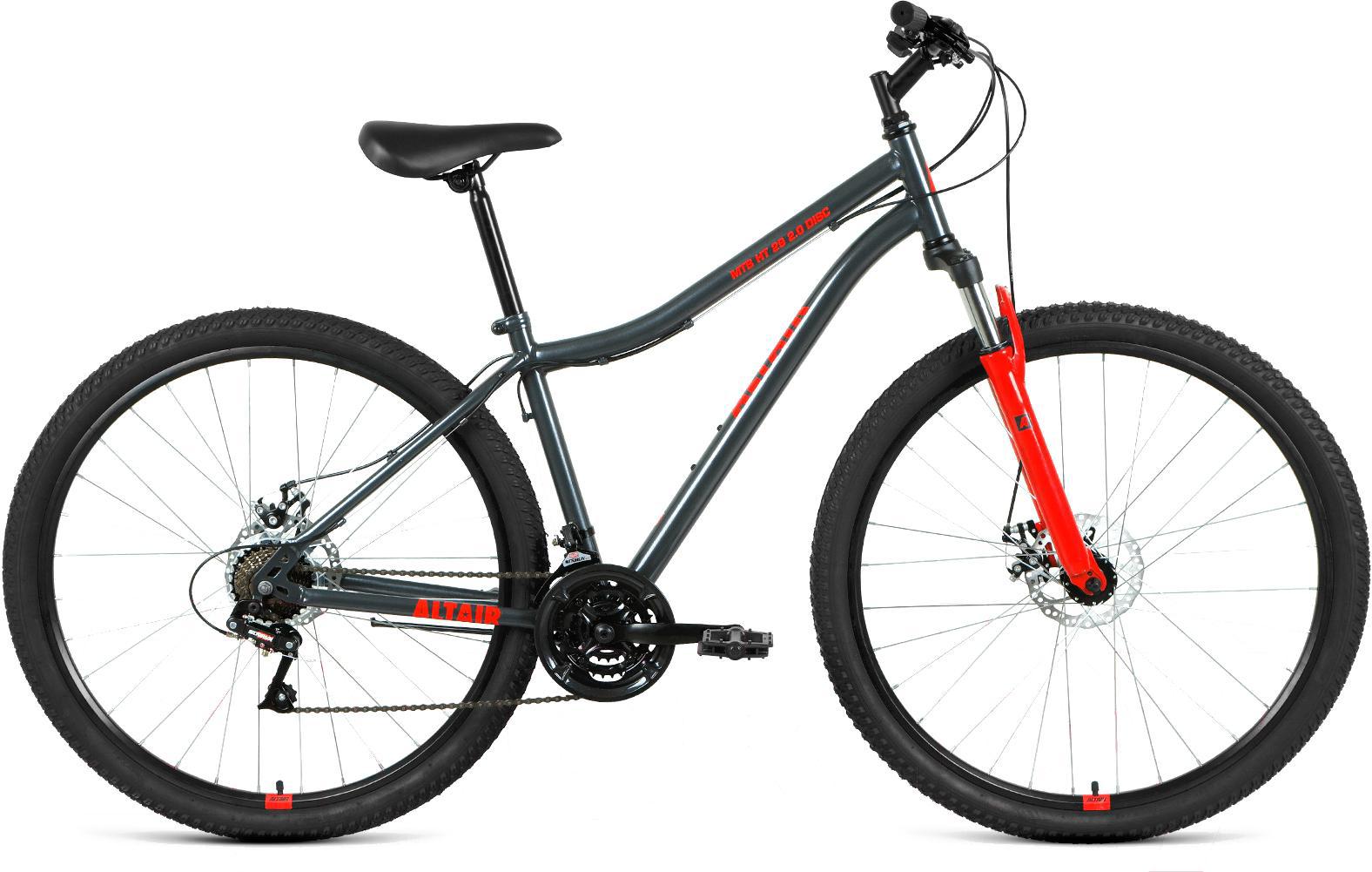 

Велосипед Forward Altair MTB HT 29'' 2.0 рама 21 дюйм Disc 2021 темно-серый/красный [RBKT1MN9Q008], Altair MTB HT 29 2.0 21 Disc 2021