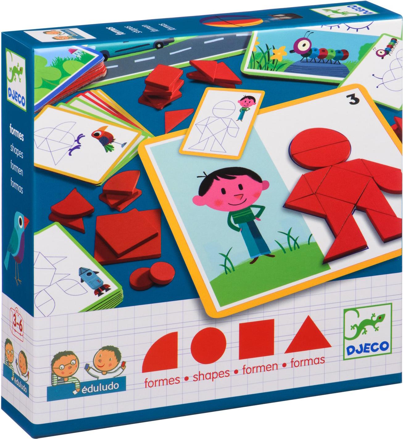 

Развивающая игра Djeco Eduludo Фигуры [08300], Eduludo Фигуры