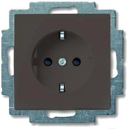 

Розетка ABB Basic 55 2011-0-6142 шато-черный