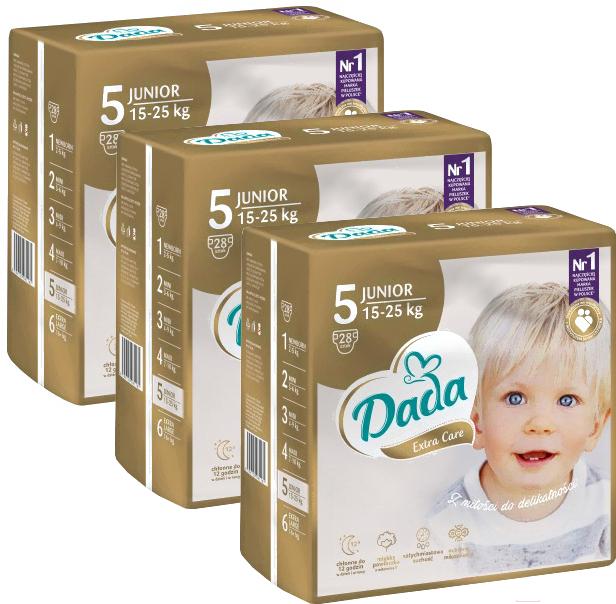 

Детские подгузники Dada Extra Care Junior Box 5 84шт, Extra Care Junior Box 5 84шт