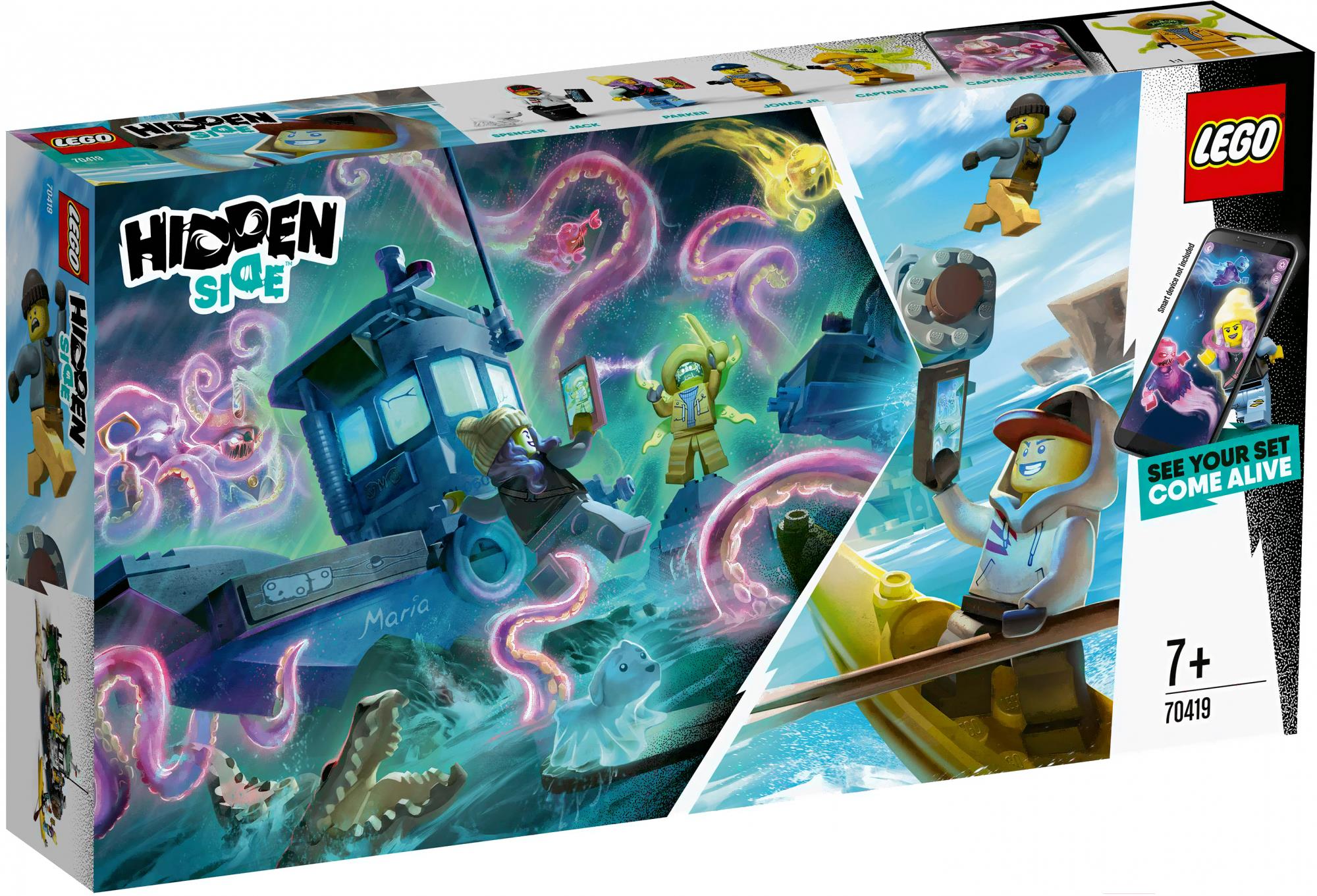 

Конструктор LEGO HIDDEN SIDE Старый рыбацкий корабль [70419], HIDDEN SIDE Старый рыбацкий корабль