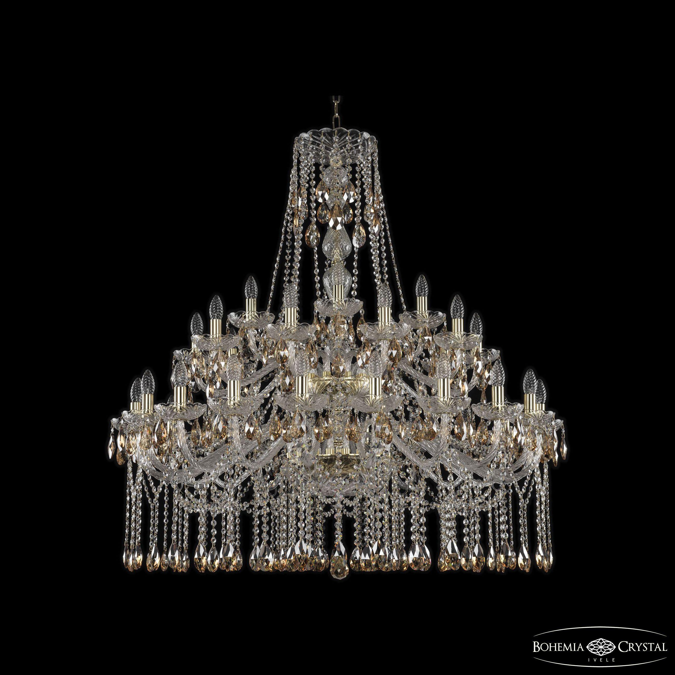 

Подвесная люстра Bohemia Ivele Crystal 1413/20+10+5/400/2d G K721