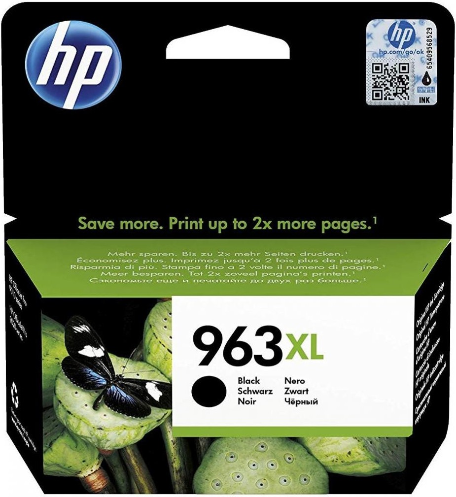 

HP 963 для OfficeJet Pro 901x/902x/HP черный [3JA30AE], Картридж HP 963XL 3JA30AE
