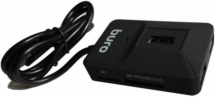 

Карт-ридер Buro BU-CR/HUB3-U2.0-0688 черный, BU-CR/HUB3-U2.0-0688