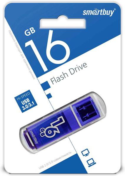 

USB Flash Smart Buy Dark Blue 16GB [SB16GBGS-DB], 16GB
