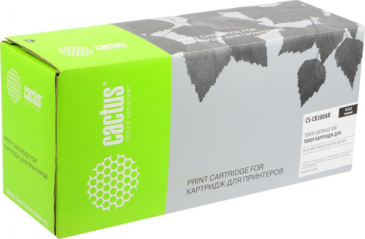 

Картридж CACTUS CS-CB380AV Black, Картридж Cactus CS-CB380AV Black