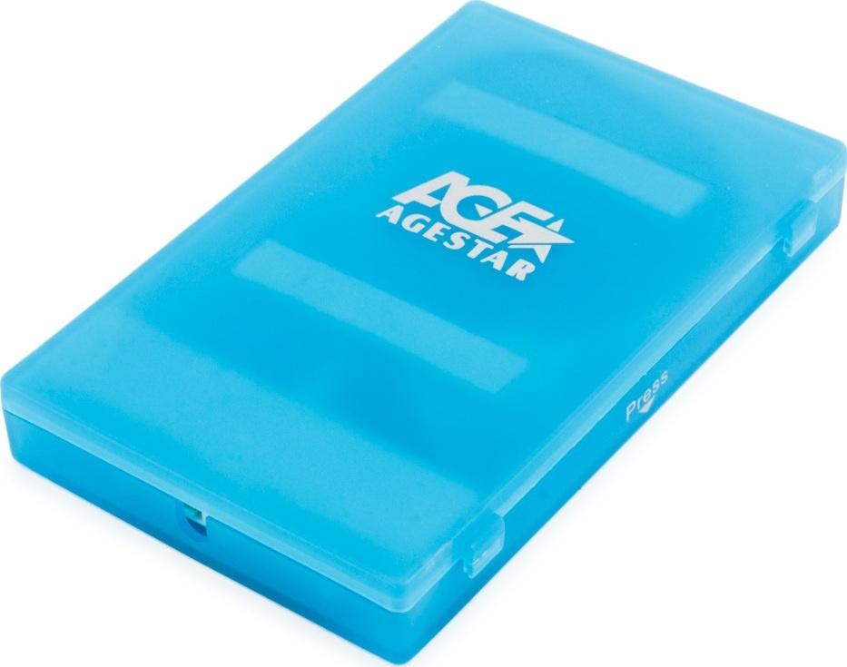 

Бокс для жесткого диска AgeStar SUBCP1 Blue, SUBCP1 Blue