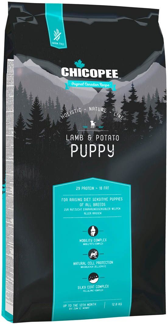 

Корм для собак Chicopee HNL Puppy Lamb Potato (12кг), HNL Puppy Lamb Potato (12кг)