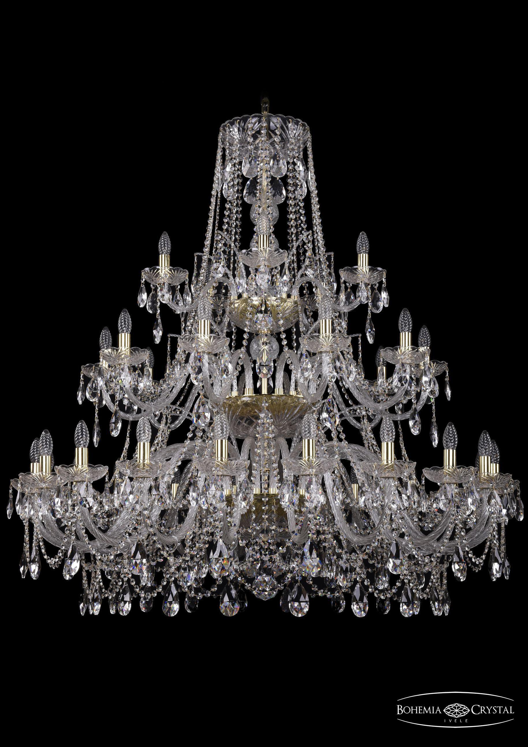 

Подвесная люстра Bohemia Ivele Crystal 1411/20+10+5/460/3d/G