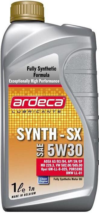 

Моторное масло Ardeca Synth-SX 5W30 1л, Synth-SX 5W30 1л