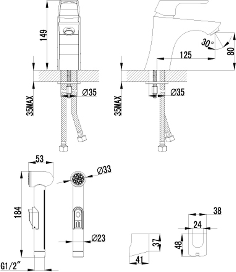 

Смеситель LEMARK Unit LM4516C, Unit