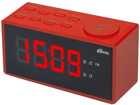

Радиочасы Ritmix RRC-1212 (красный), RRC-1212