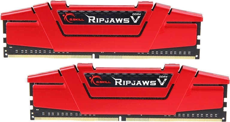 

Оперативная память G.Skill DDR IV 32Gb KiTof2 PC-24000 3000MHz Ripjaws V [F4-3000C16D-32GVRB], Оперативная память G.SKILL Ripjaws V 2x16GB DDR4 PC4-24000 F4-3000C16D-32GVRB