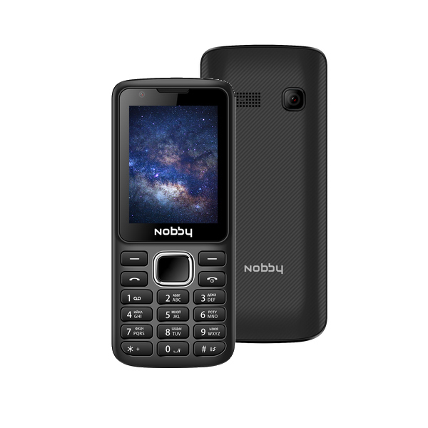 

Мобильный телефон Nobby 230 черный/красный, 230
