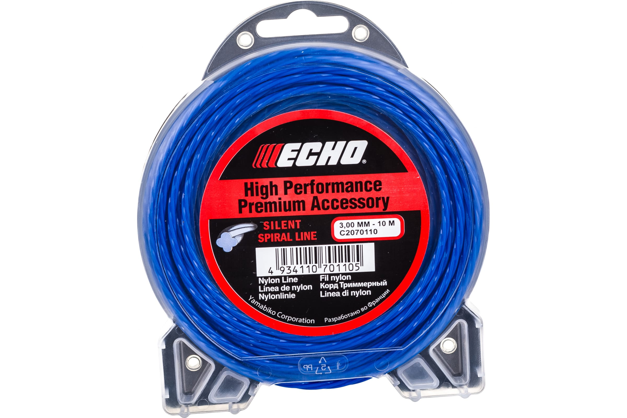 

Леска для триммера Echo Silent Spiral Line 3.0 10 м витой [C2070110], Леска для триммера Echo Silent Spiral Line 3.0 10 м витой C2070110