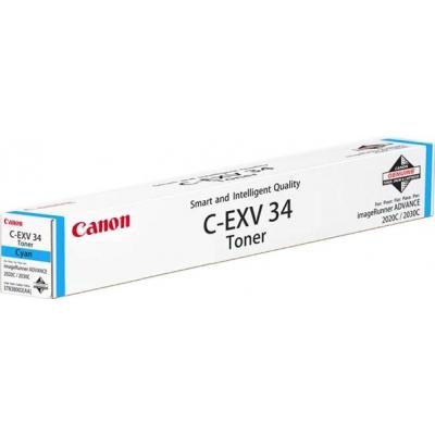 

Картридж для принтера Canon C-EXV34 Cyan, C-EXV34 Cyan