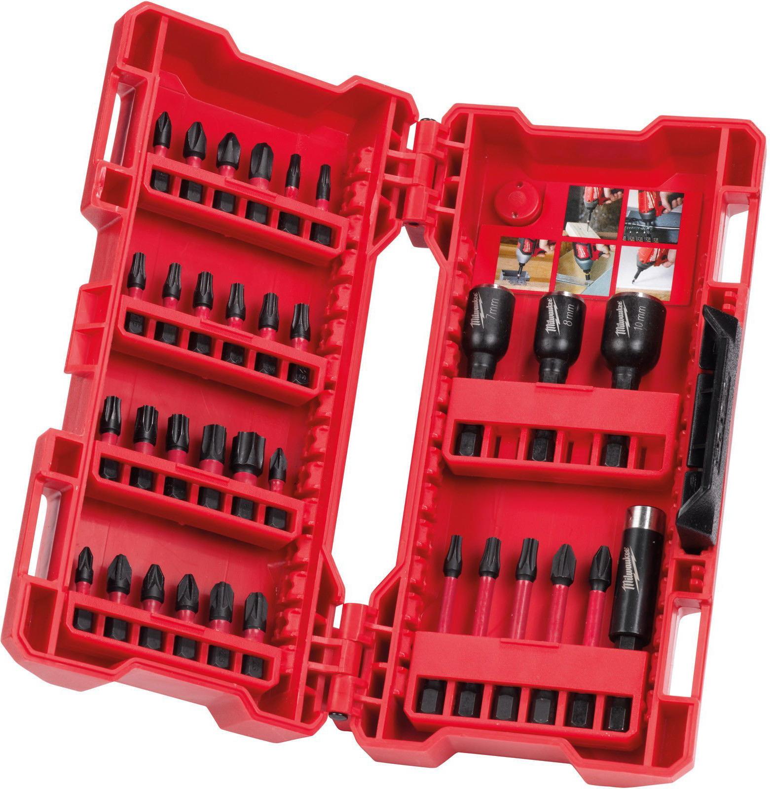 

Набор оснастки Milwaukee 4932430905, Milwaukee Набор SHOCKWAVE (33 шт.) 4932430905