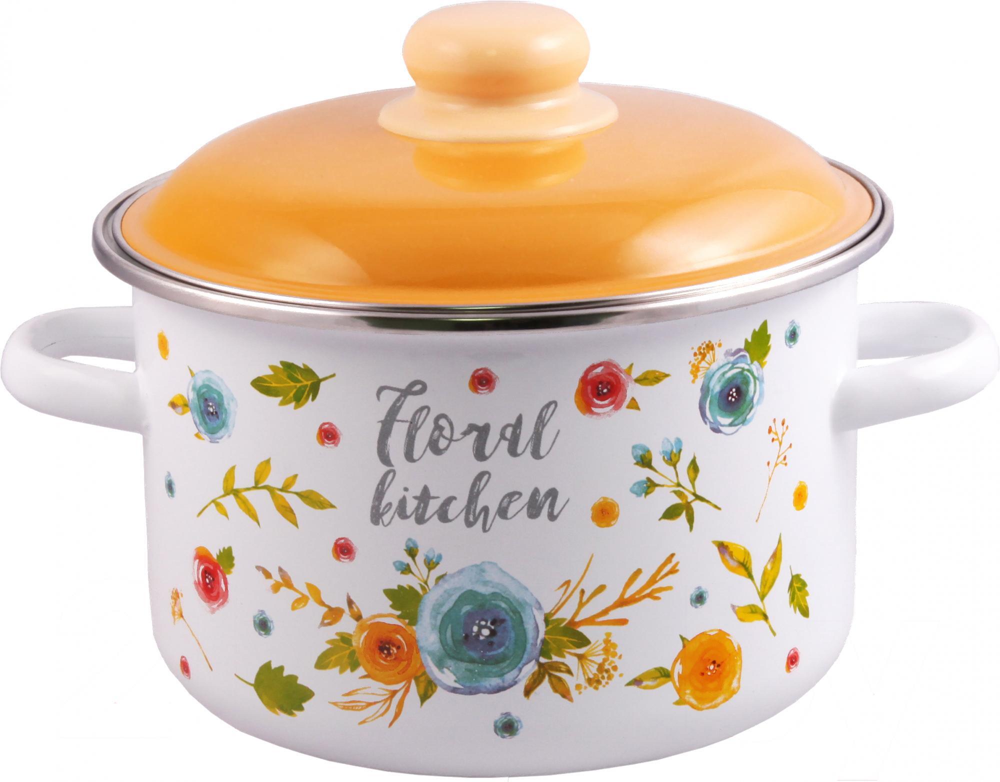 

Кастрюля Appetite Floral Kitchen 6RD221M