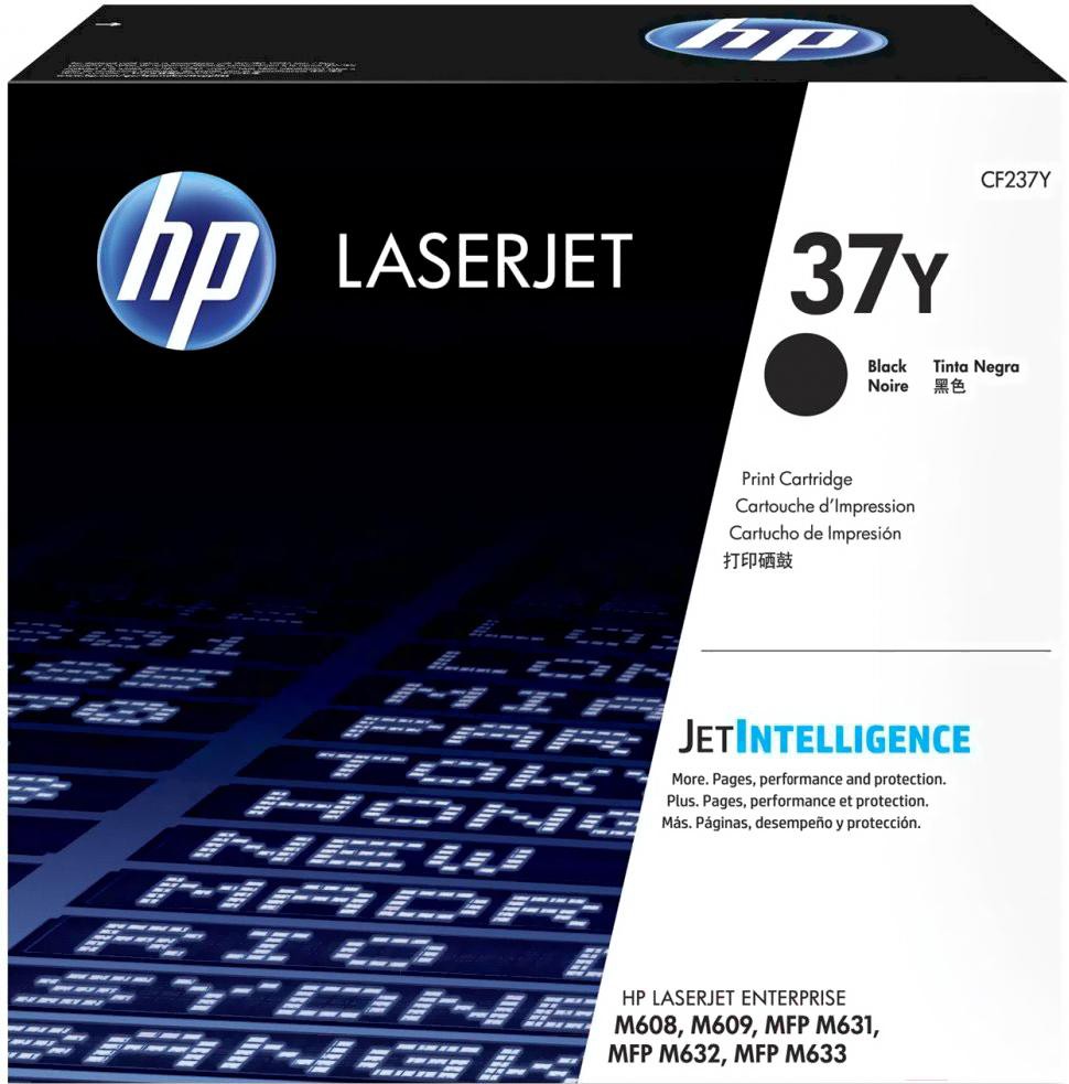 

Картридж HP 37Y (CF237Y), Картридж HP CF237Y (№37Y) Black для HP LJ Enterprise M608/609/631/632/633