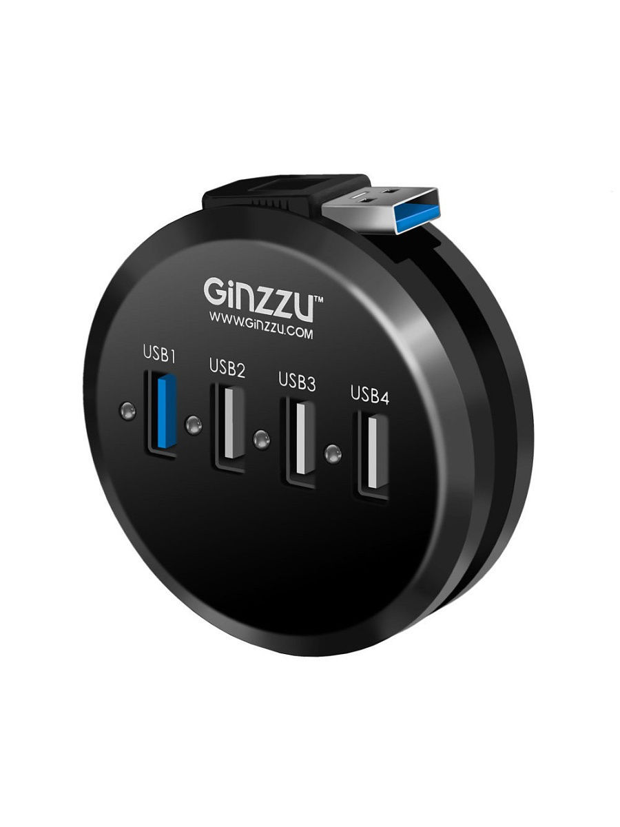

USB-хаб Ginzzu GR-314UB