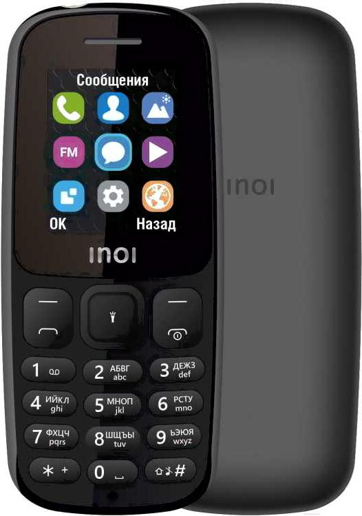 

Мобильный телефон INOI 101 Black, 101