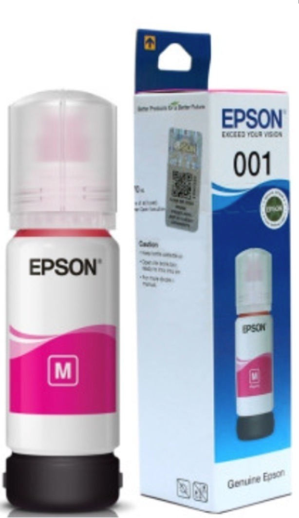 

Чернила Epson 001 EcoTank контейнер пурпурный (C13T03Y300), Картридж Epson 001 EcoTank контейнер пурпурный (C13T03Y300)