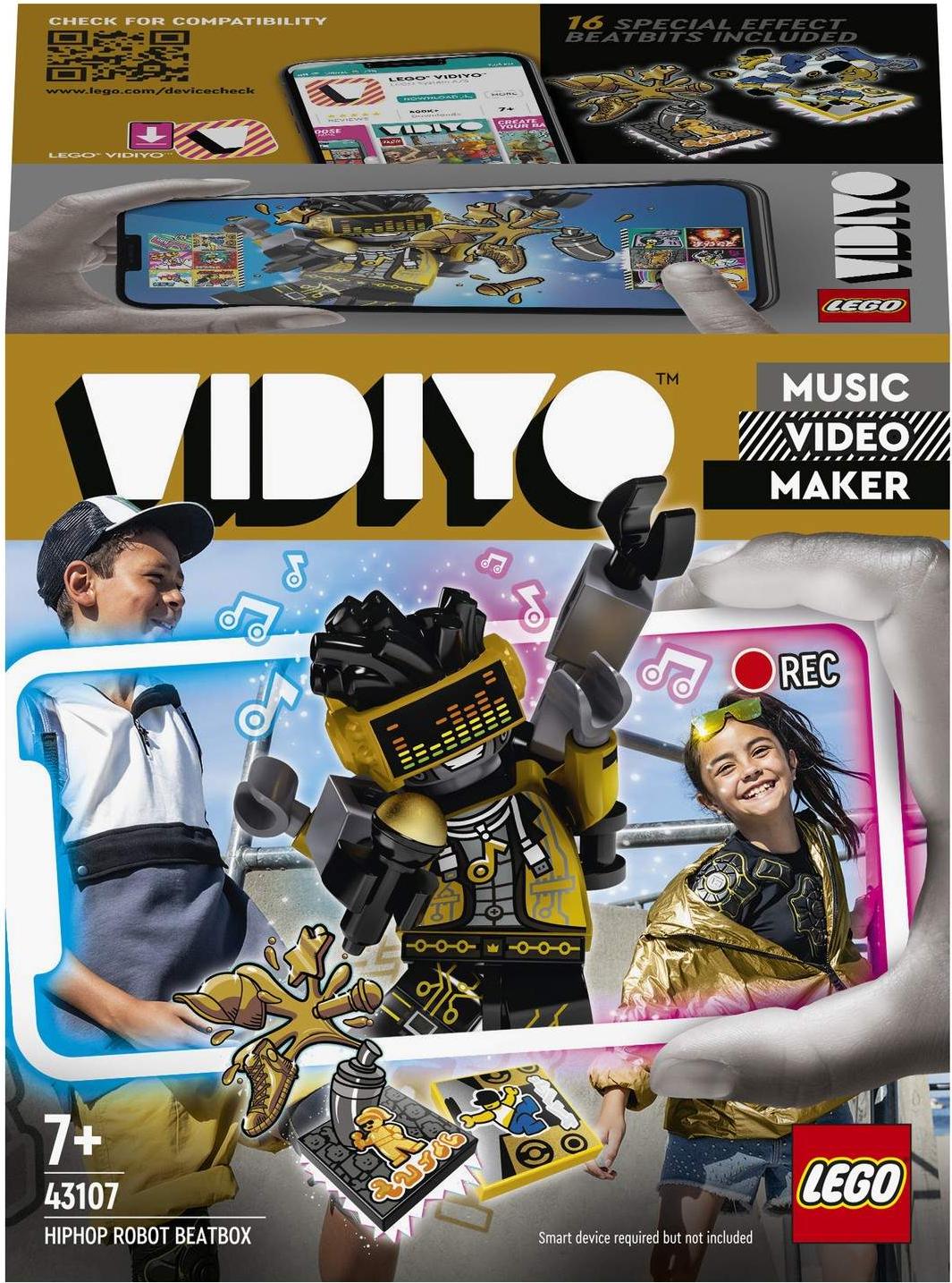 

Конструктор LEGO VIDIYO Фигурка Битбокс Хип-Хоп Робота [43107], VIDIYO Фигурка Битбокс Хип-Хоп Робота
