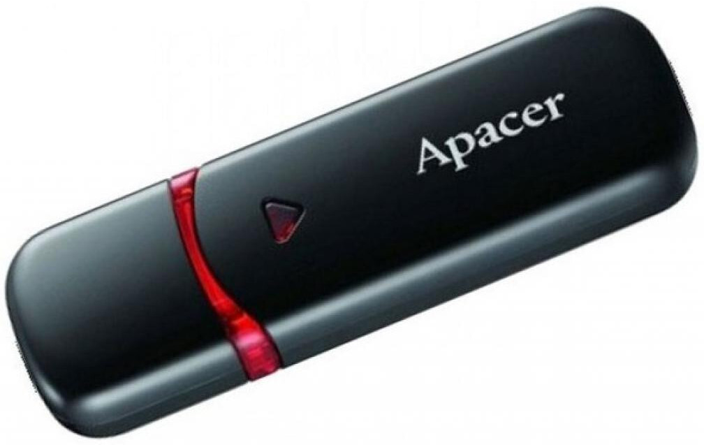 

USB Flash Apacer AH333 Black 32GB (AP32GAH333B-1), Флеш-накопитель USB Apacer 32GB AP32GAH333B-1
