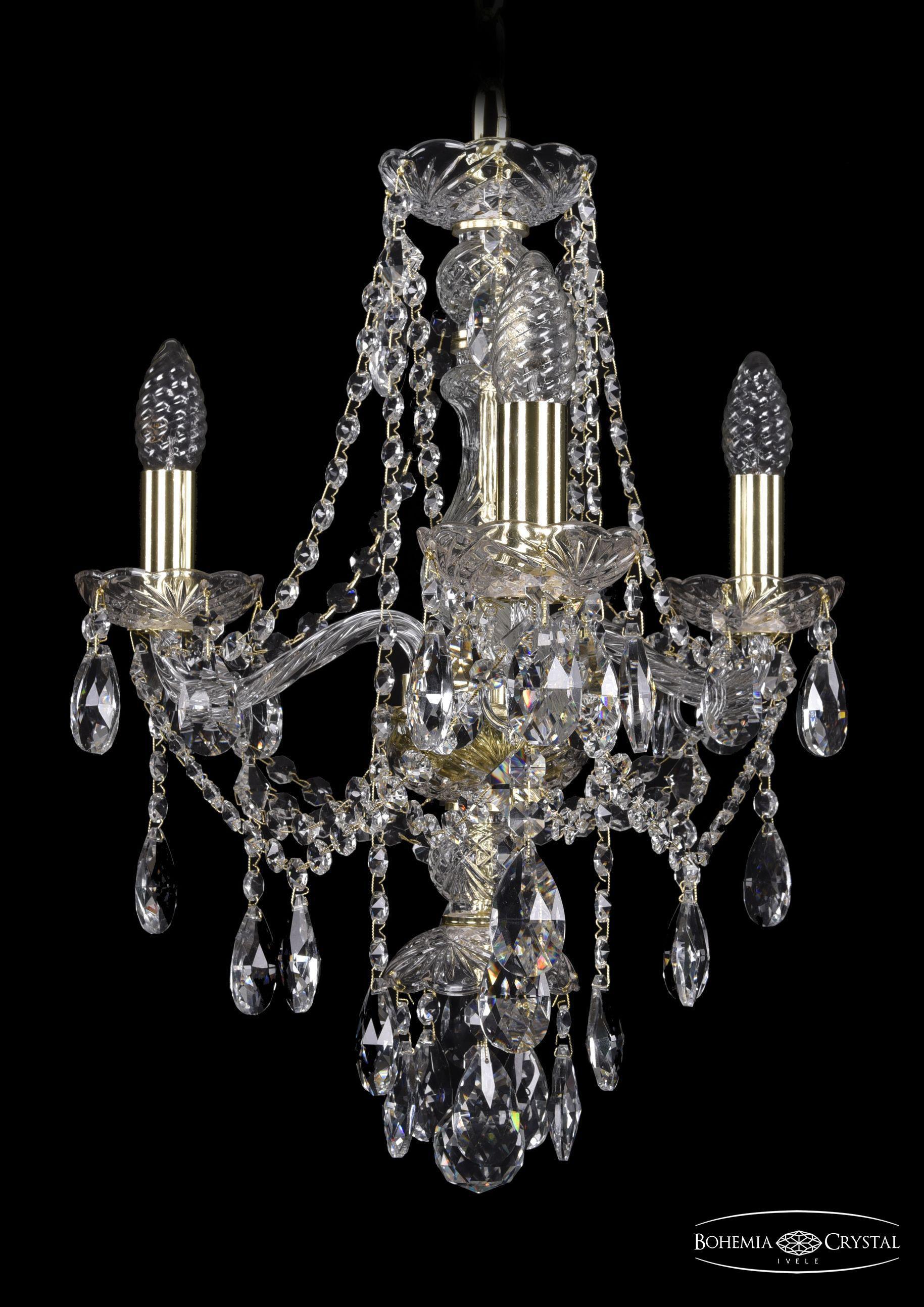 

Подвесная люстра Bohemia Ivele Crystal 1415/3/141/G