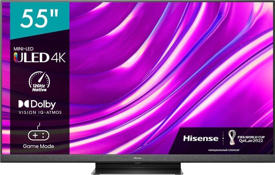 

Телевизор Hisense 55U8HQ темно-серый (55U8HQ CH)