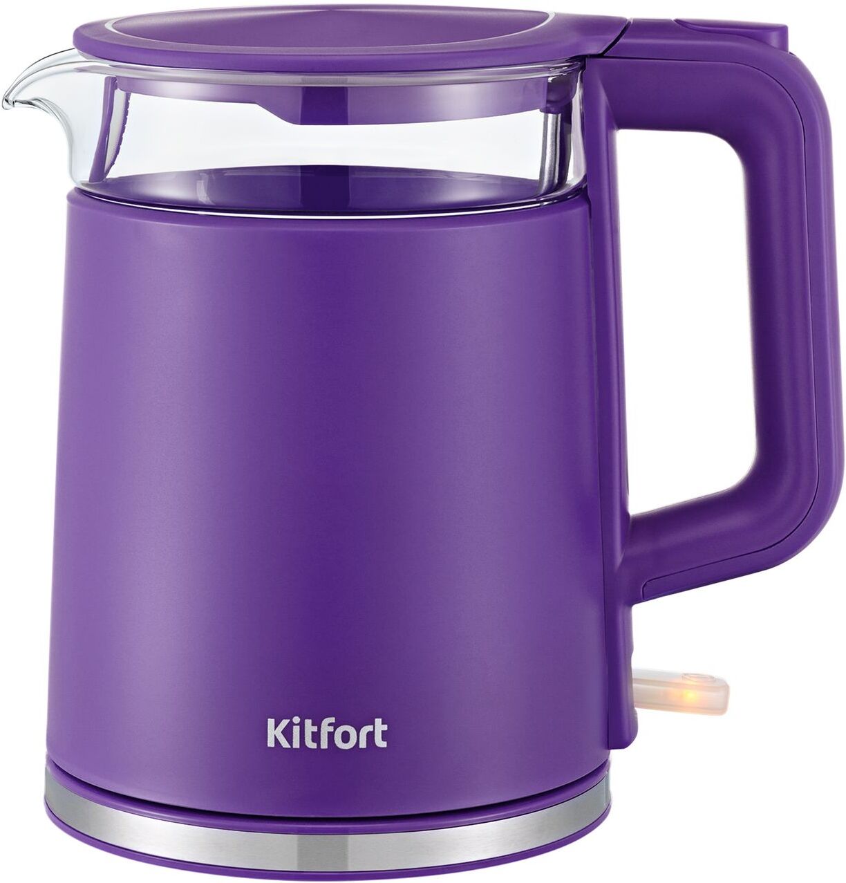 

Электрочайник Kitfort KT-6124-1 фиолетовый, Электрочайник Kitfort KT-6124-1