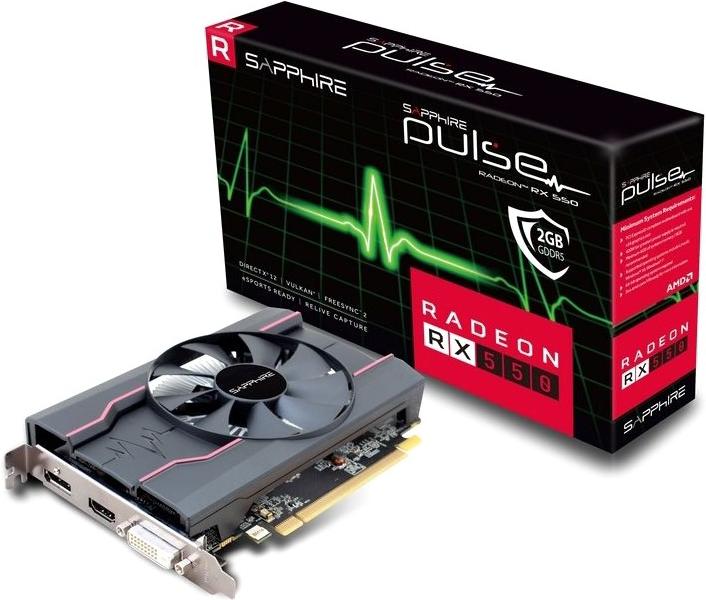 

Видеокарта Sapphire RX-550 Pulse 2G GDDR5 [11268-21-10G], RX-550 Pulse 2G GDDR5