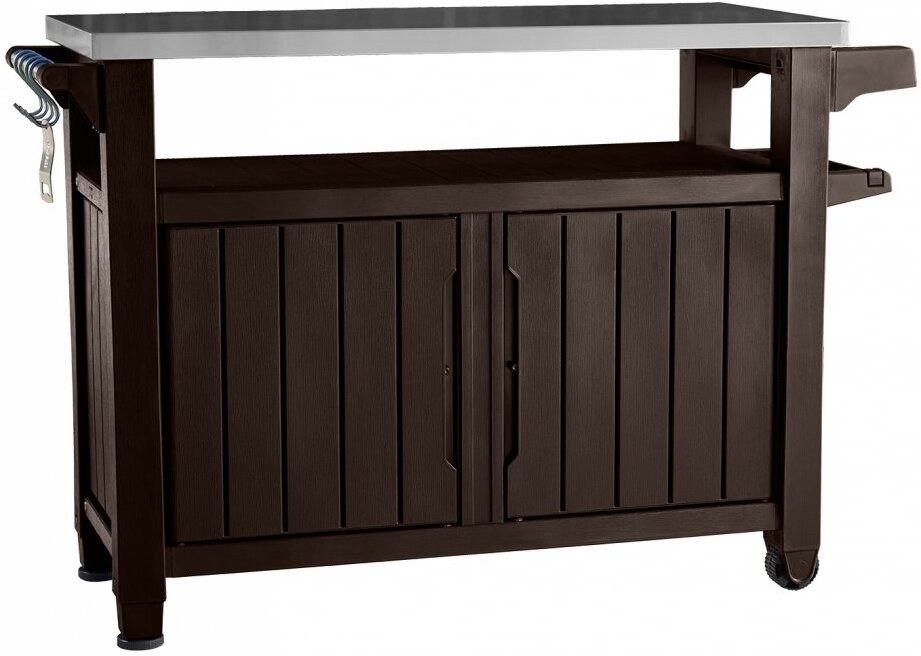 

Стол для гриля Keter Unity XL Storage Buffet 183L (коричневый)