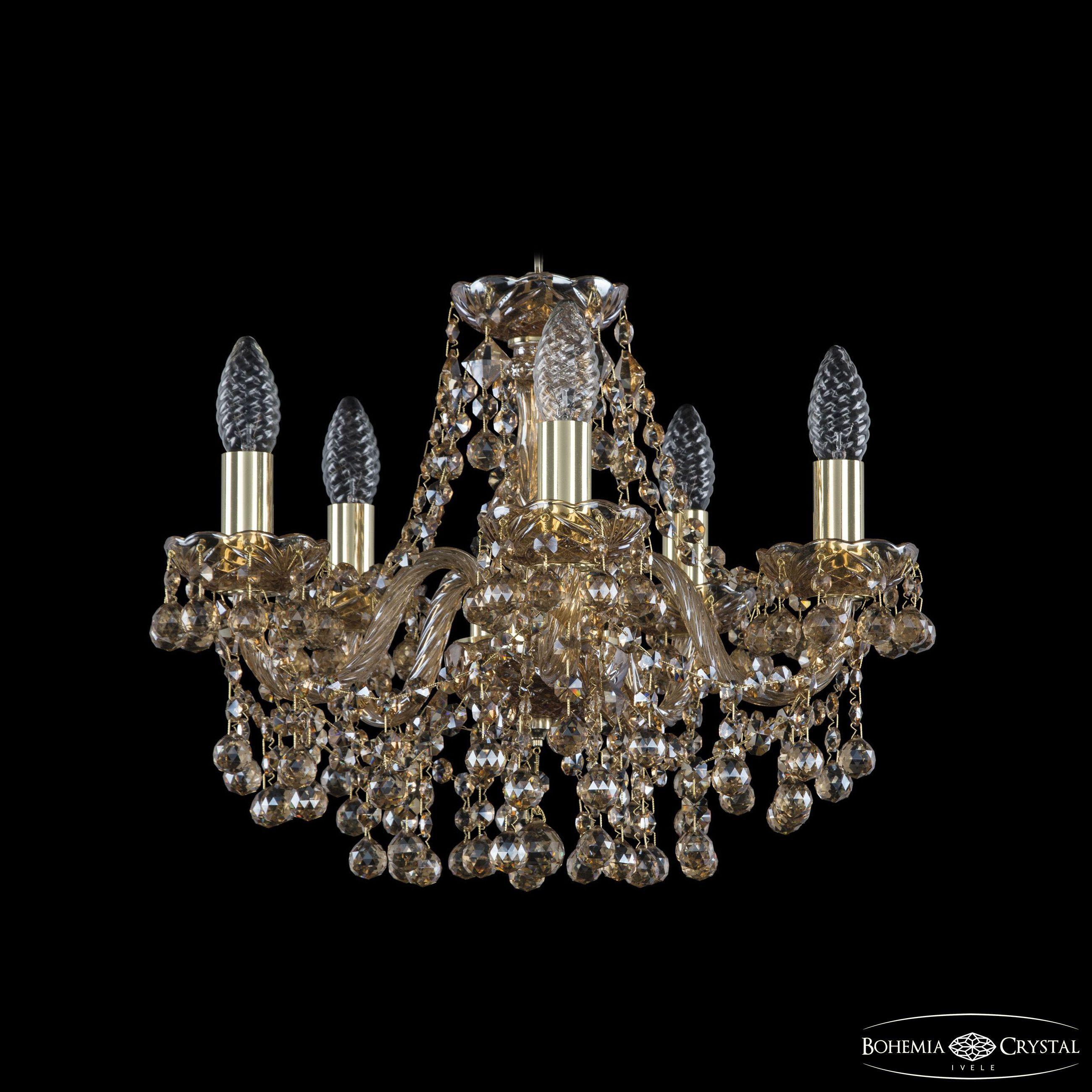 

Подвесная люстра Bohemia Ivele Crystal 1409/5/141 G M721