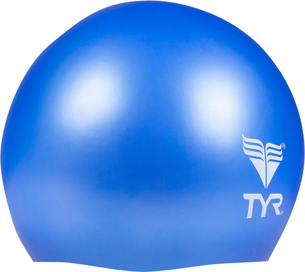 

Шапочка для плавания Tyr Wrinkle Free Junior Silicone Cap голубой [LCSJR/428], Wrinkle Free Junior Silicone Cap