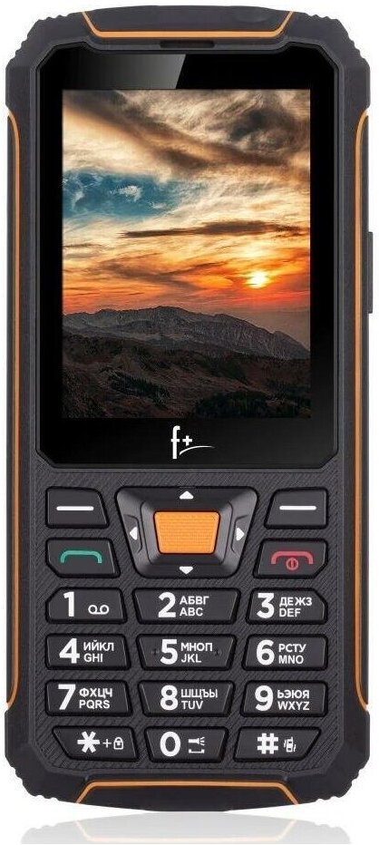 

Мобильный телефон F+ R280 Black/Orange