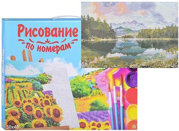 

Набор для творчества Рыжий кот Холст с красками 30х40 см по номерам. Маяк на море [Х-0412], Набор для творчества Рыжий кот Холст с красками 30х40 см по номерам. Маяк на море Х-0412