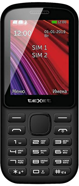 

Мобильный телефон Texet TM-208 черный-желтый, TM-208