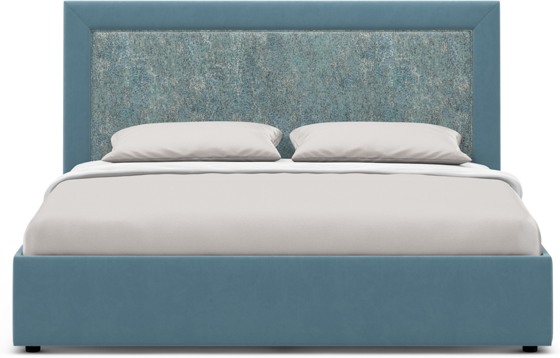 

Кровать Moon Trade Moon Family 1258 180x200 без ПМ велюр бирюзовый (К004285)