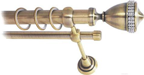 

Карниз Lm Decor Кубок 110 2р гладкий 25/16мм 2.4м антик, Кубок 110 2р гладкий 25/16мм 2.4м