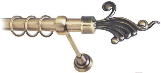 

Карниз Lm Decor Кения 023 1р гладкий 25мм 4м антик, Кения 023 1р гладкий 25мм 4.0м