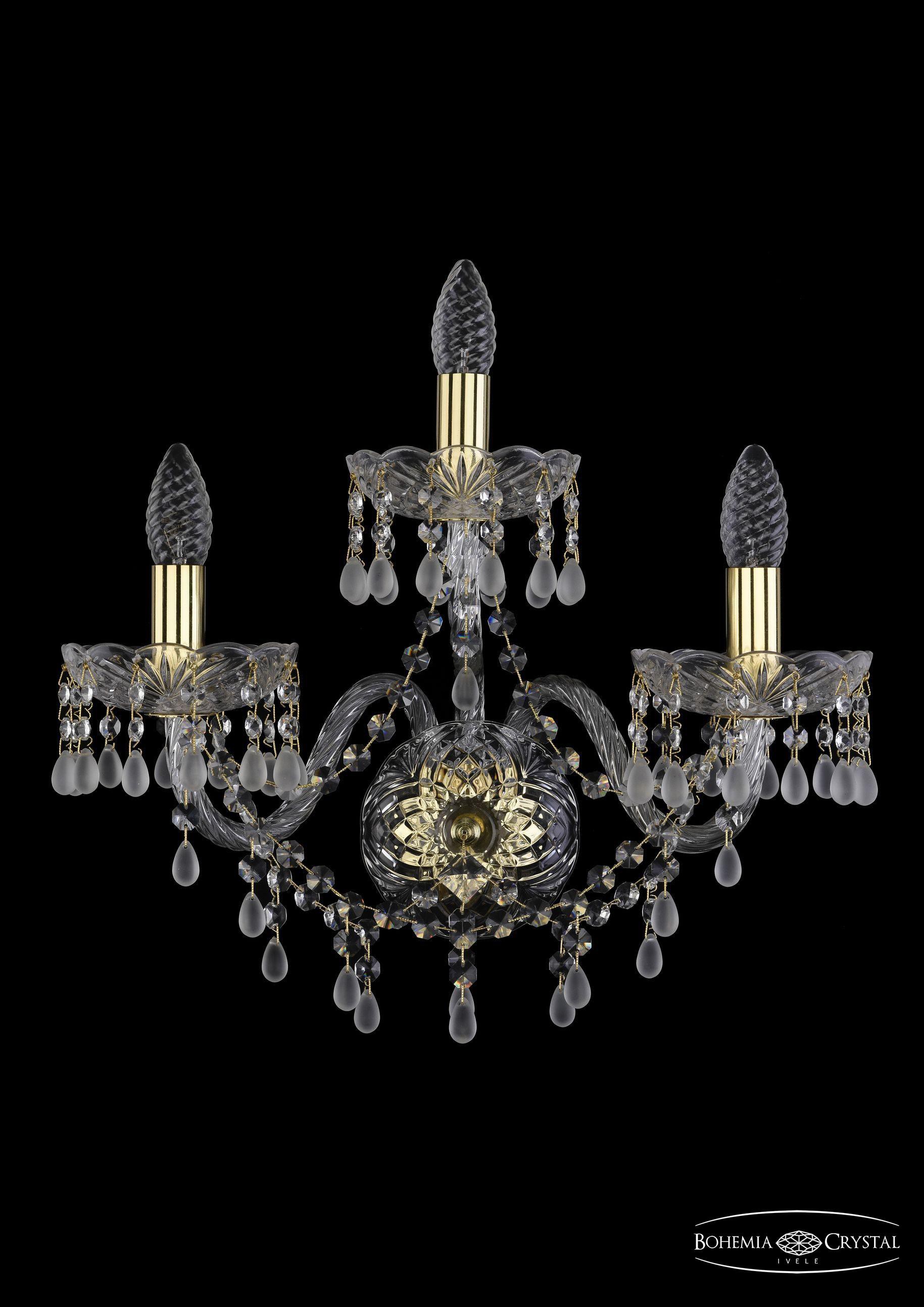 

Подвесная люстра Bohemia Ivele Crystal 1410B/2+1/195/XL/G/V0300, Бра Bohemia Ivele Crystal 1410B/2+1/195/XL/G/V0300