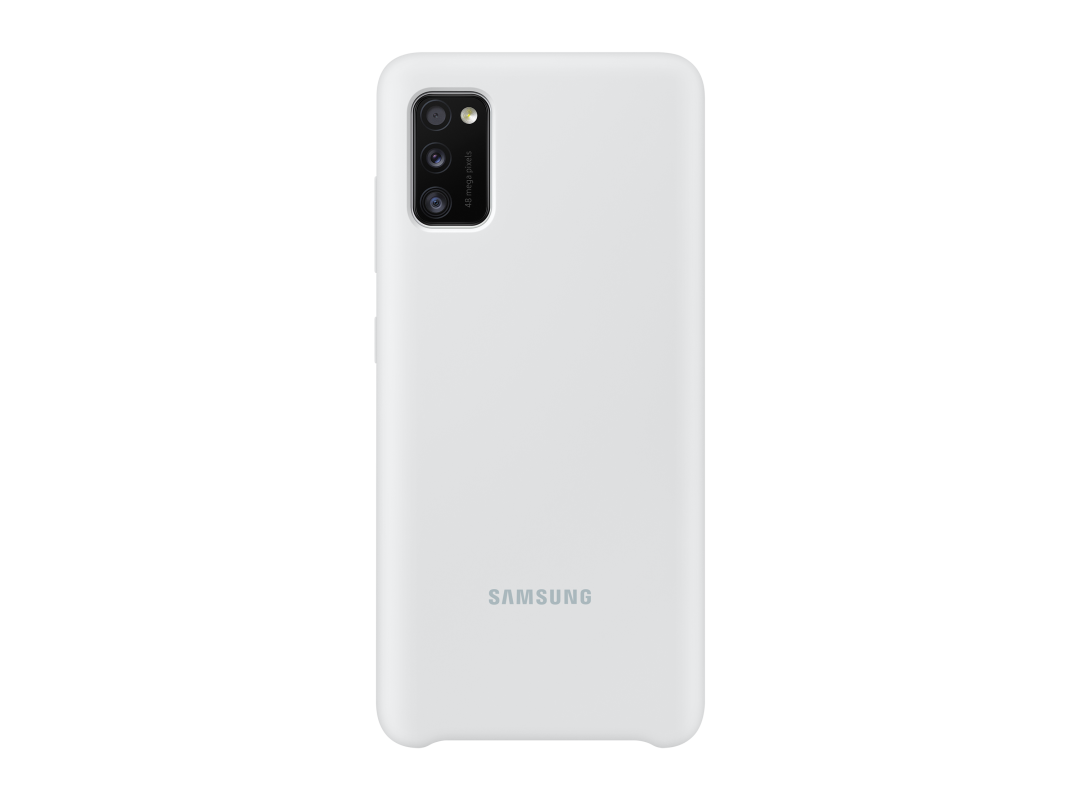 

Чехол для телефона Samsung Silicone Cover A41 белый [EF-PA415TWEGRU], Silicone Cover для A41