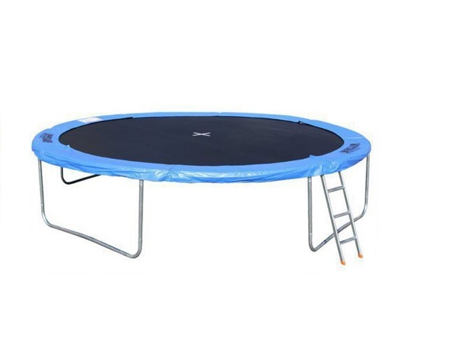 

Батут DFC Trampoline Fitness 5 ft-152 см с лестницей [5FT-TR], Trampoline Fitness 5 футов б/сетки 152,5 см