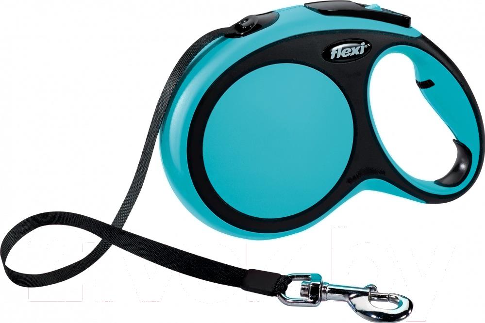 

Поводок-рулетка Flexi New Comfort L 5m ремень синий, New Comfort L 5m ремень