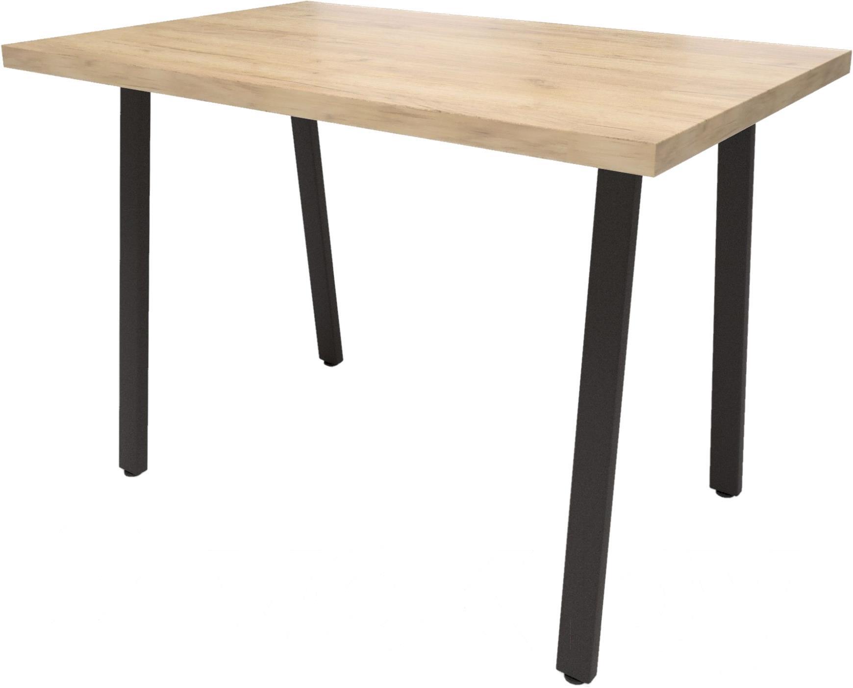 

Стол обеденный Millwood Лофт Леон Л 160x80x75 дуб золотой Craft/металл черный