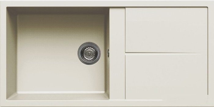 

Кухонная мойка Elleci Unico 480 G62 Bianco Antico [LGU48062], Кухонная мойка Elleci Unico 480 Bianco Antico G62