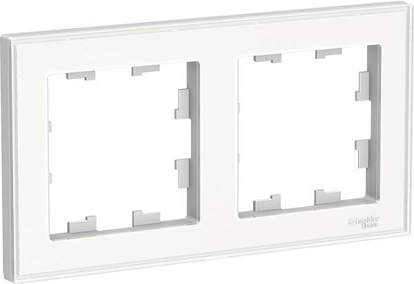 

Рамка для выключателя и розетки Schneider Electric AtlasDesign Art белый [ATN200102], AtlasDesign Art