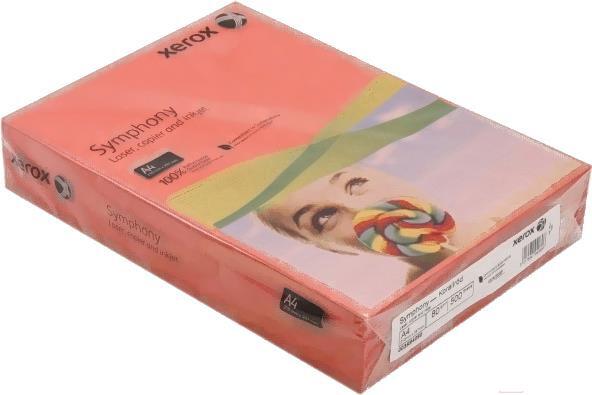 

Офисная бумага Xerox Symphony Coral Red A4, 500л (80 г/м2) [003R94080], Бумага Xerox Symphony Coral Red A4 500л 80 г/м2 003R94080